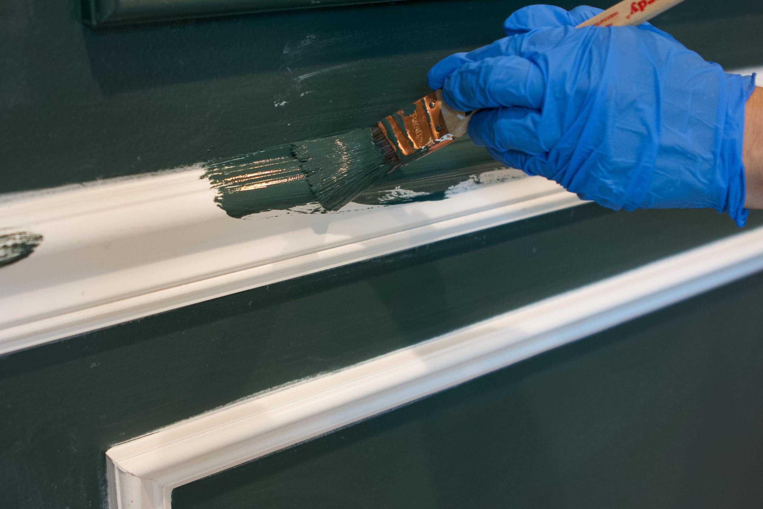 Painting the molding