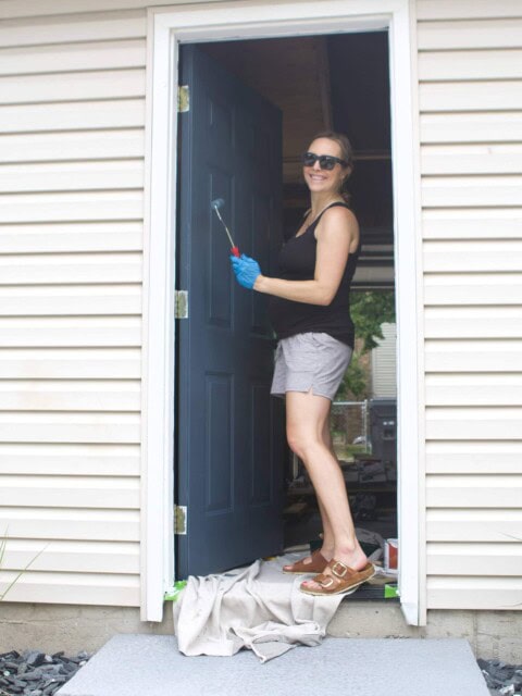 Painting our garage door