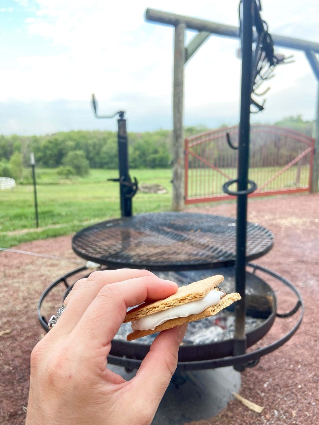 smores at the farm