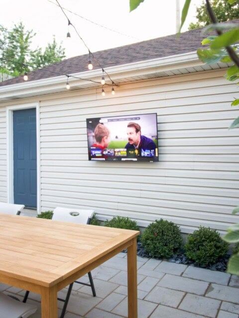 Our new outdoor TV