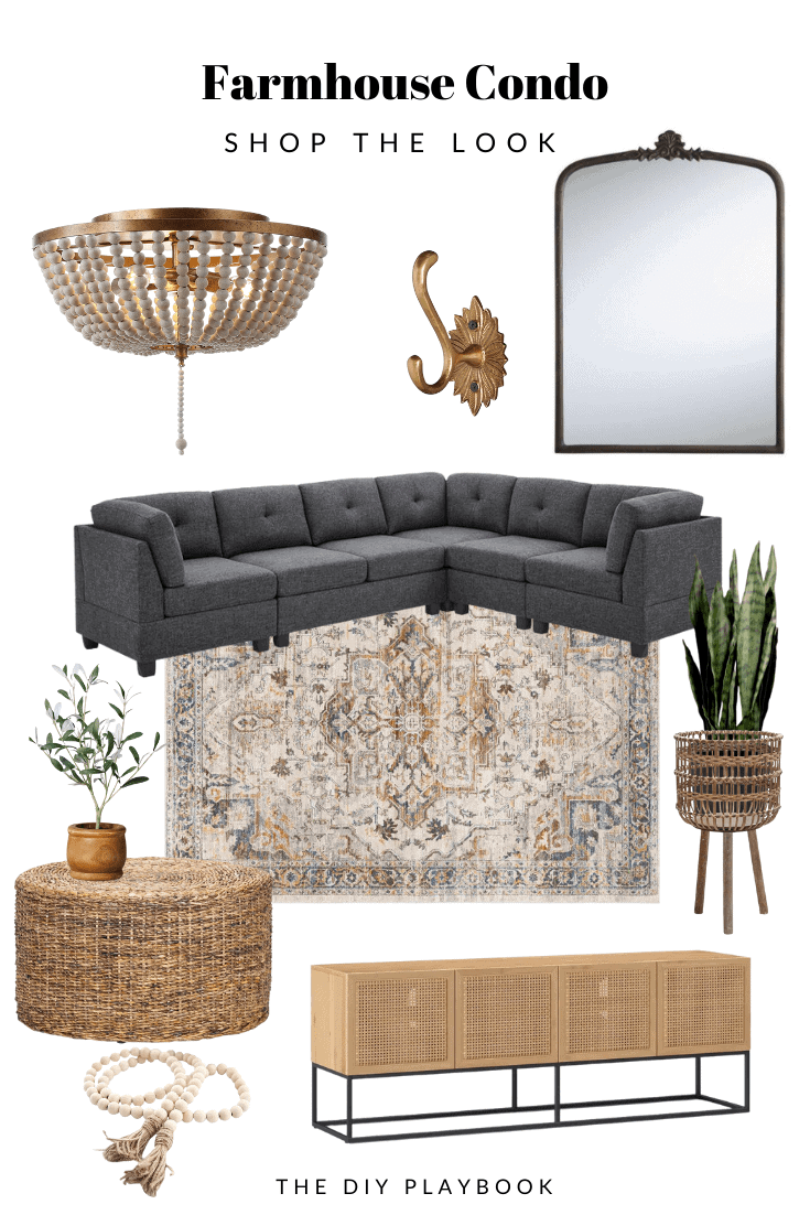 Farmhouse condo shop this look 