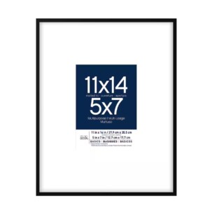 thin black picture frame from michaels