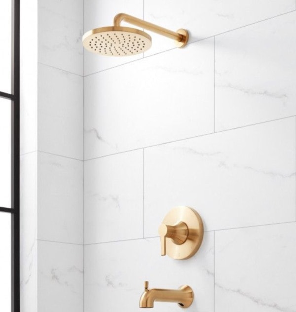 Gold Shower Hardware