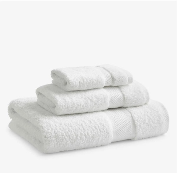 White towels