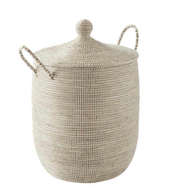 Blanket basket from serena and lily