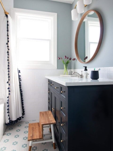 The cutest kids' bathroom reveal