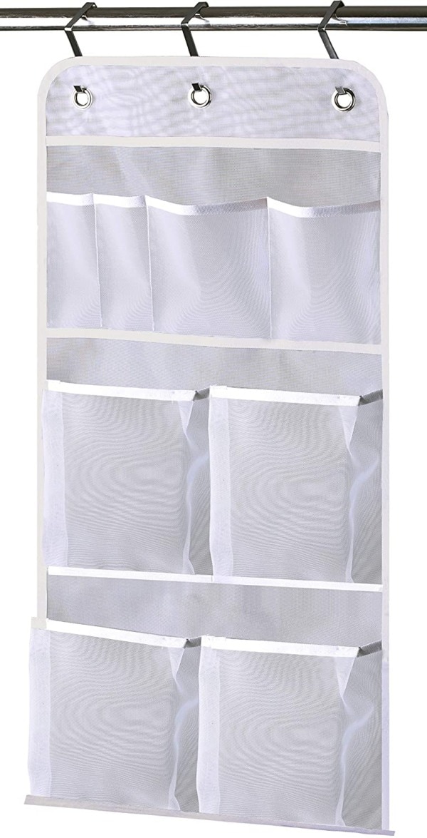 hidden shower caddy