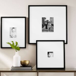 black photo frame