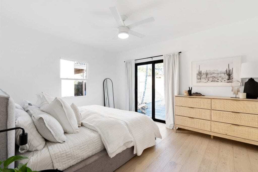A gorgeous west coast bedroom