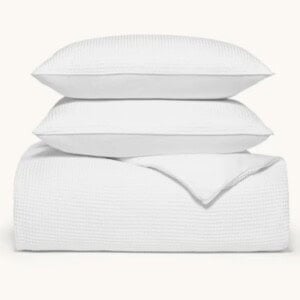 waffle weave duvet