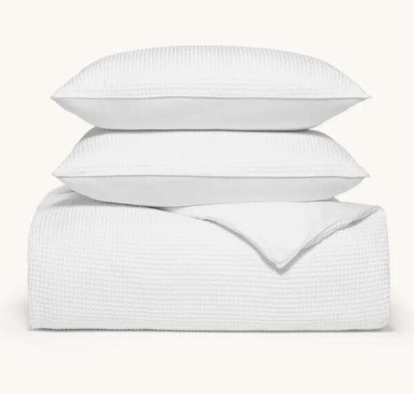 waffle weave duvet
