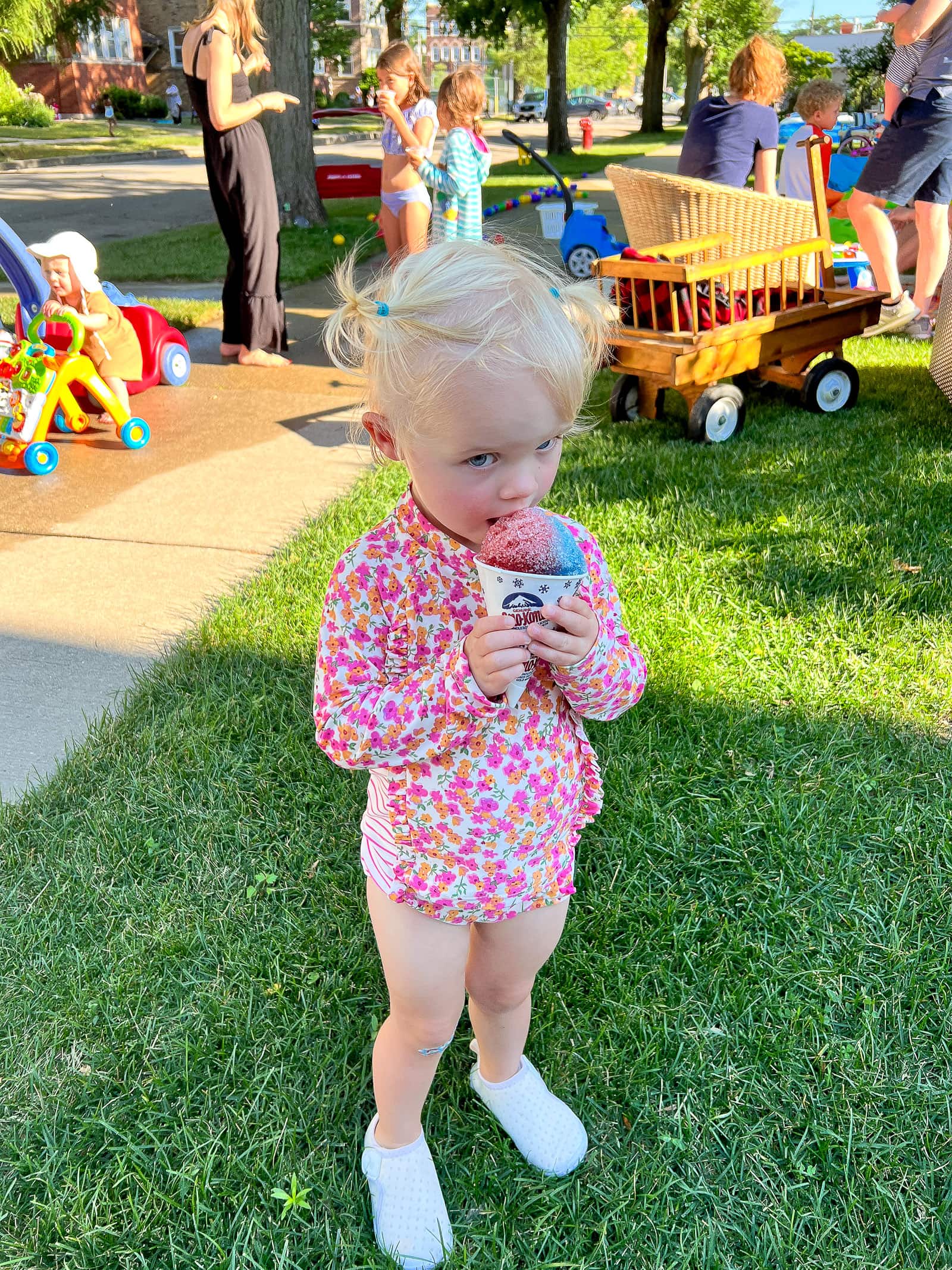 sno cones at the block party