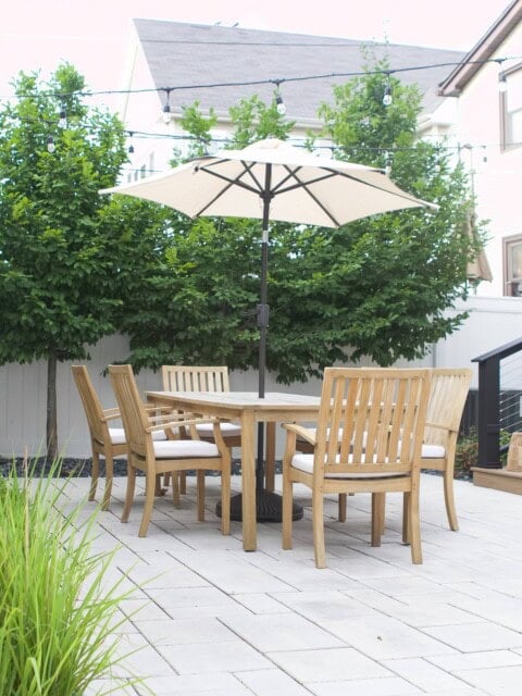 Our Chicago backyard one year later