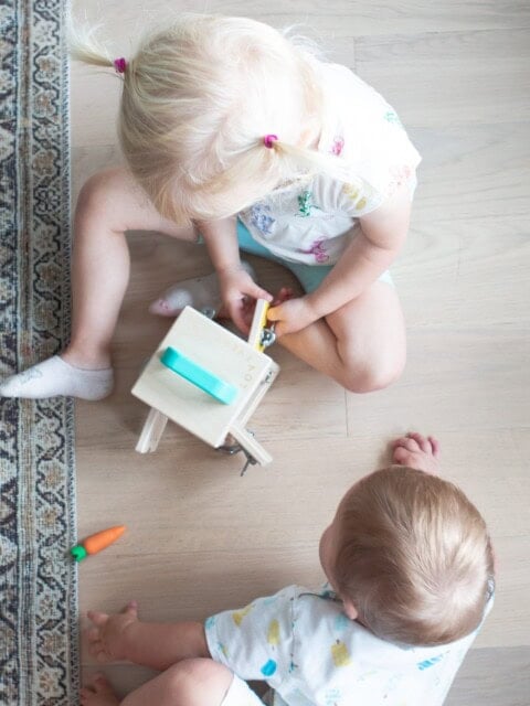 Ellis and Rory playing