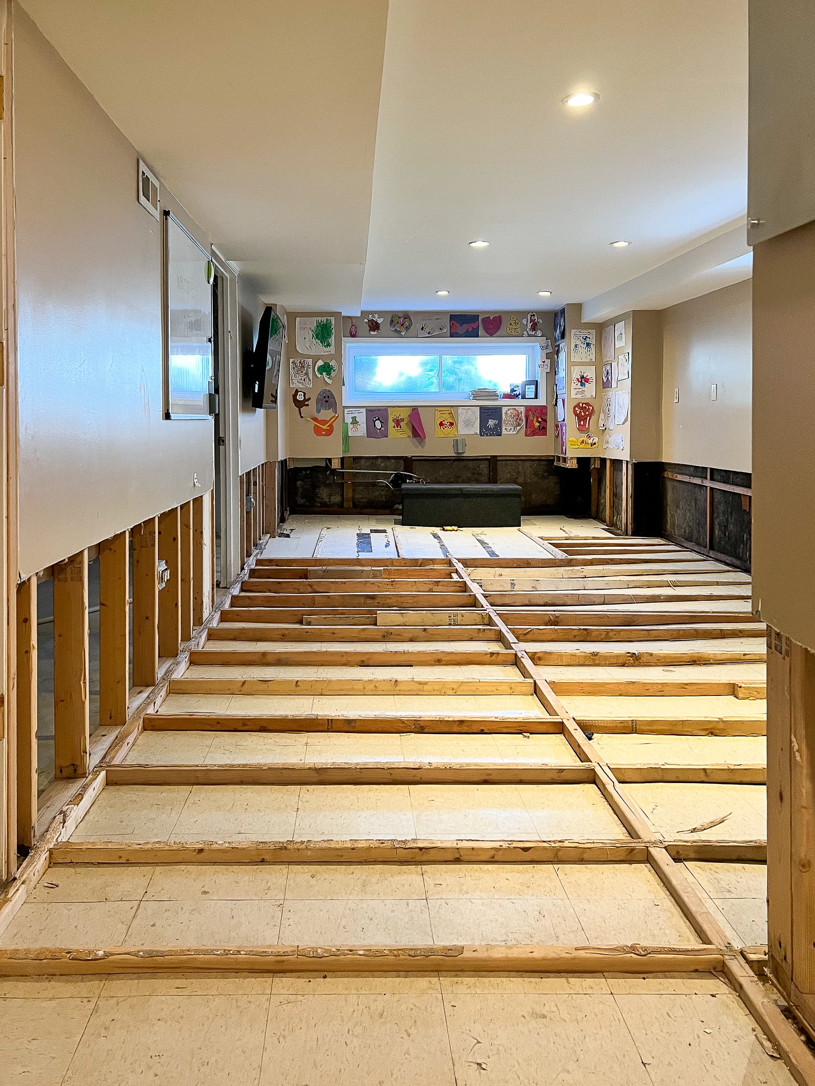Our basement plan