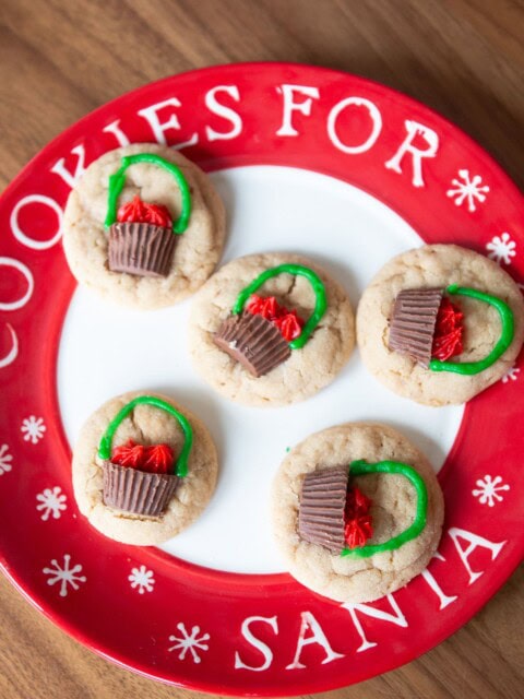 Peanut butter christmas cookies