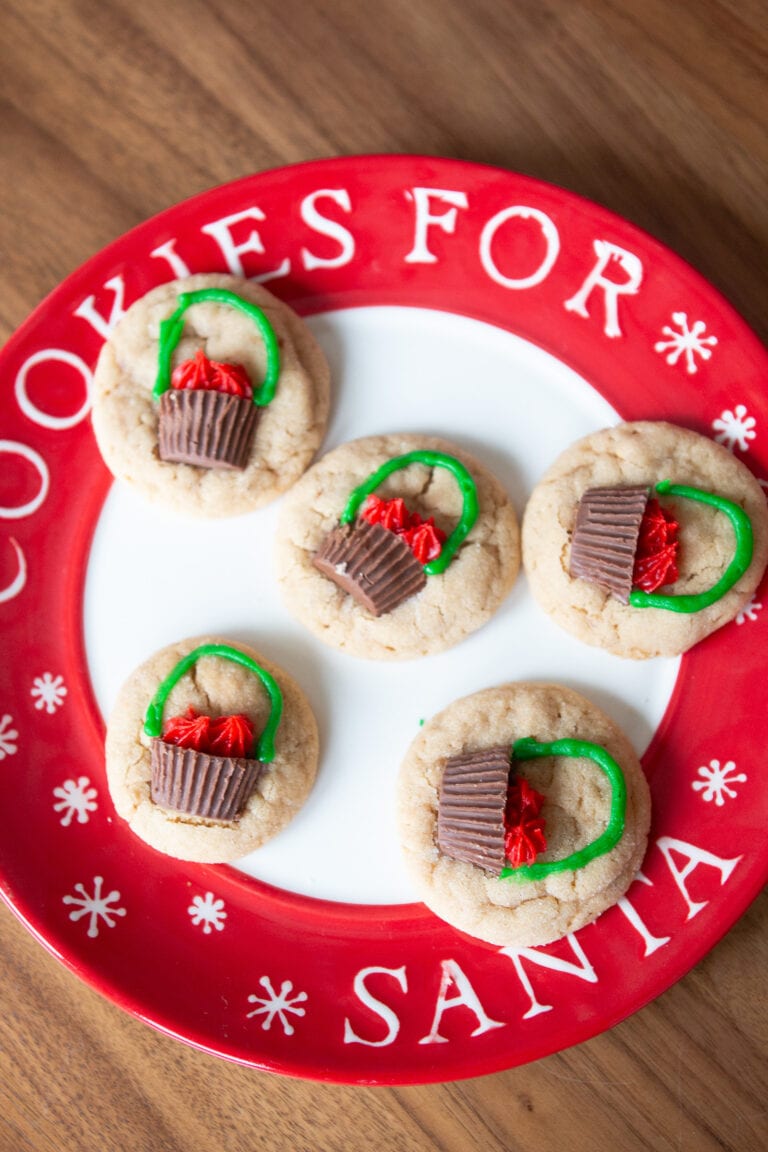 Peanut butter christmas cookies