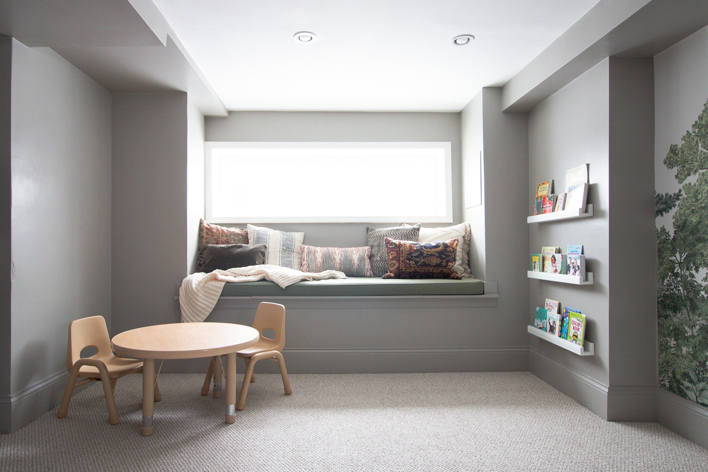 Our new basement reading nook