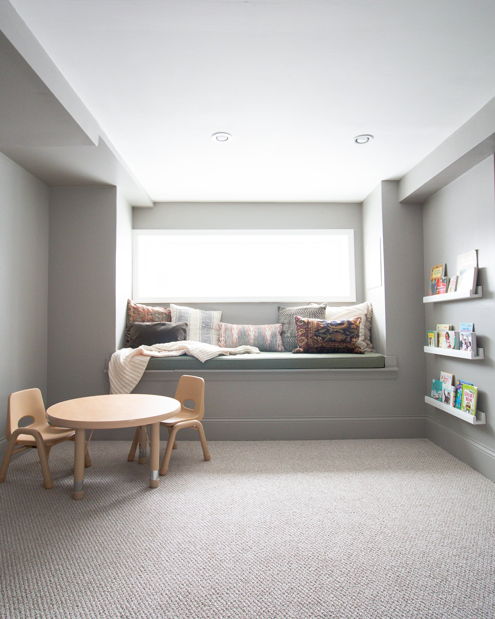 Our basement reading nook