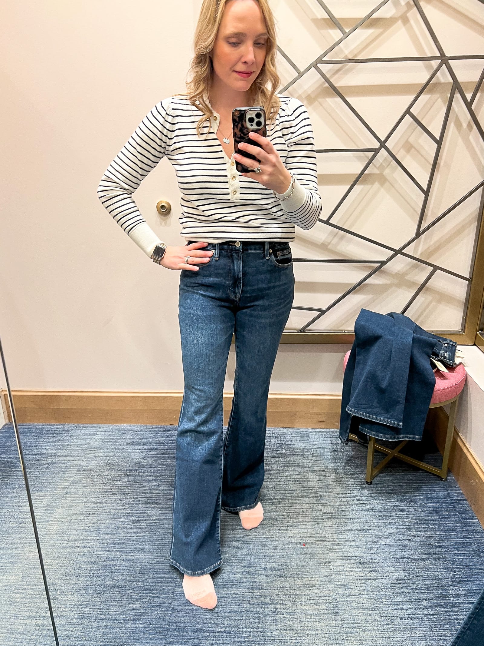 Paige laurel canyon boot cut