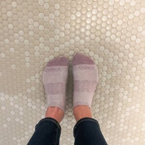 Our new penny floor tile