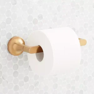 Gold toilet paper holder
