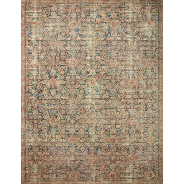navy/multi rug