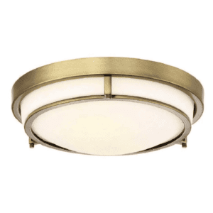 gold flush mount light
