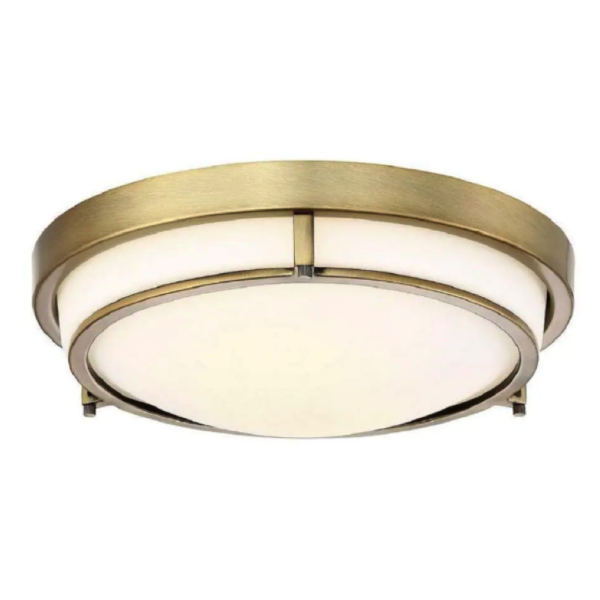 gold flush mount light