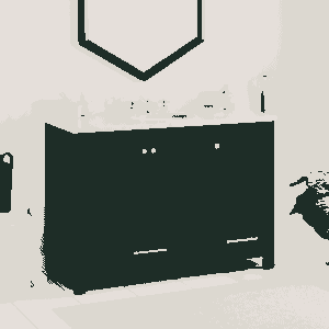 green vanity
