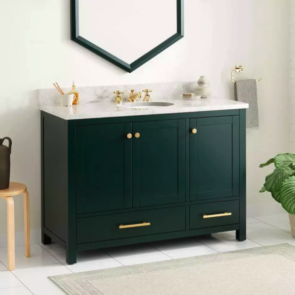 green vanity