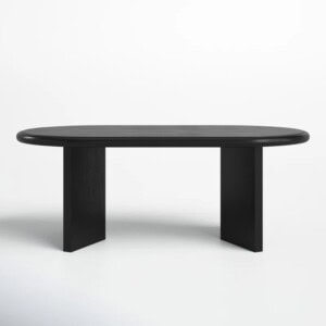 Black Oval Coffee Table