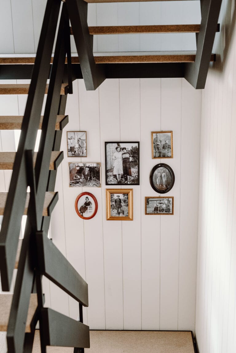 Sharing family history in her home