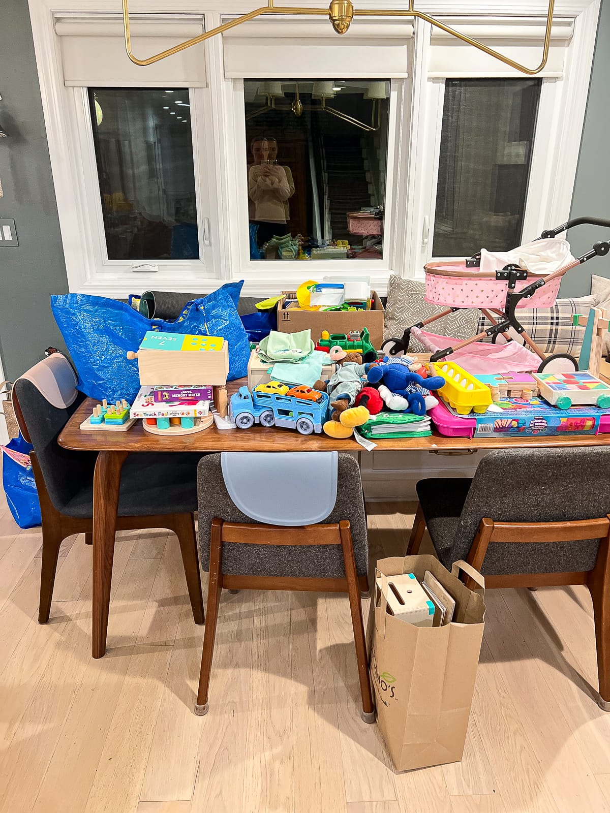 Make donation piles when you're purging kids' toys