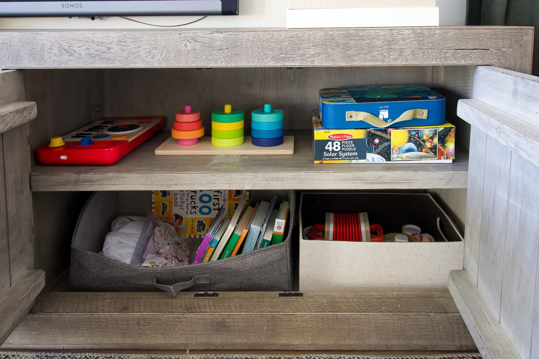 My best tips to organize kids' toys