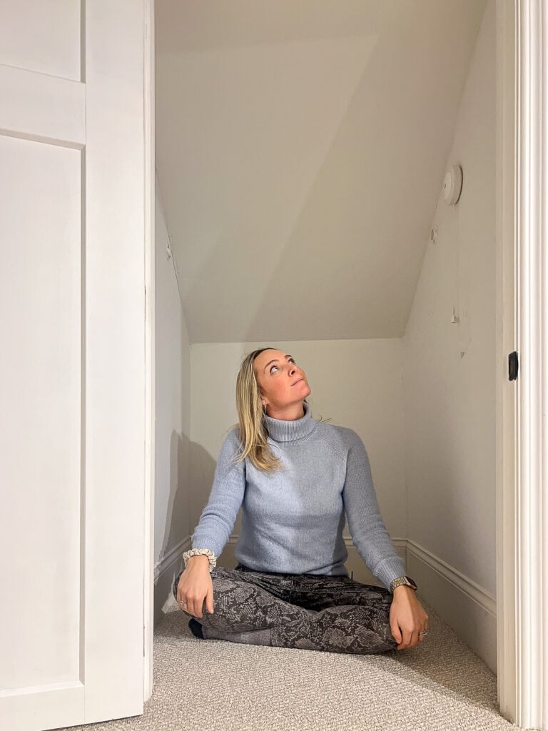 making a gameplan for an under the stairs playroom