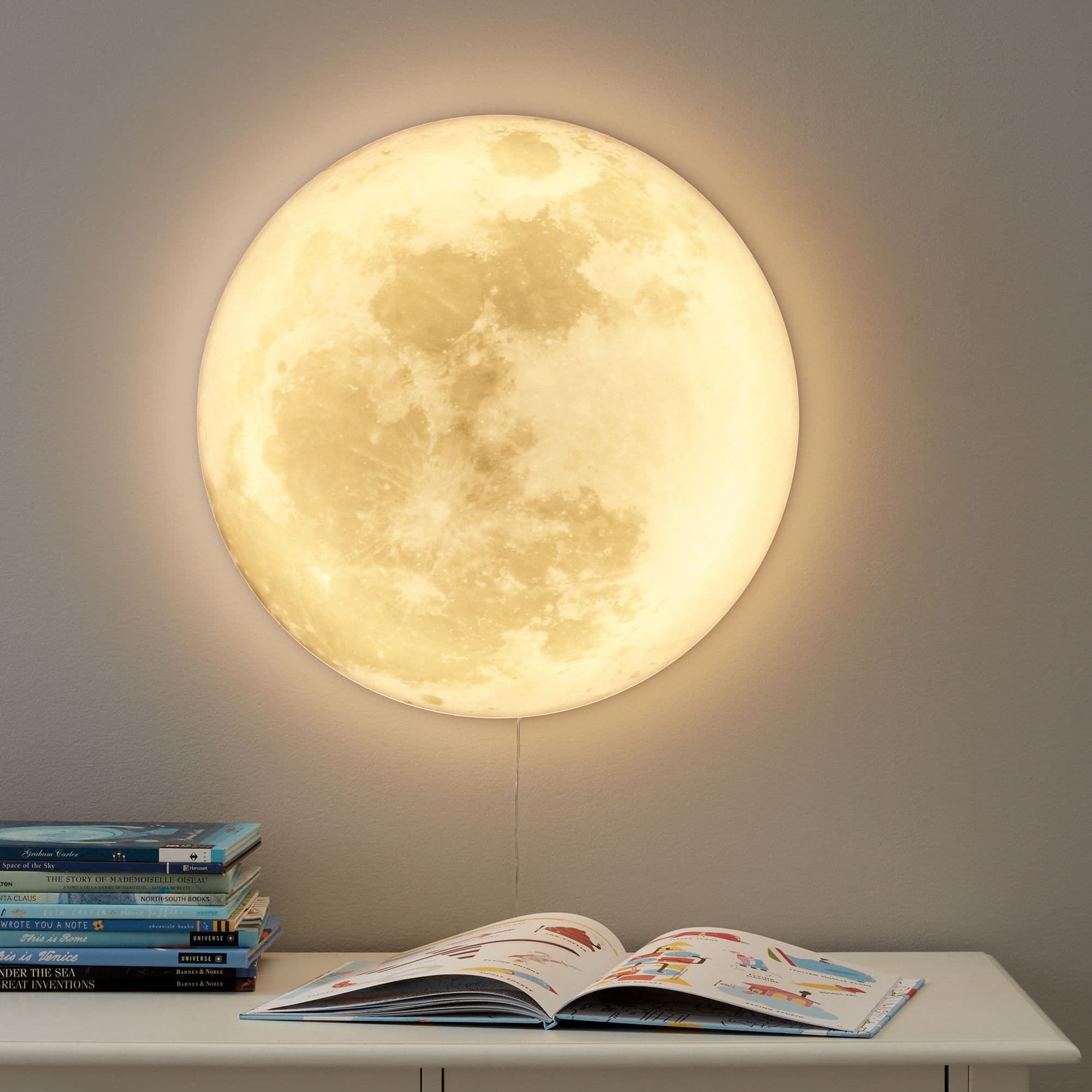LED acrylic moon