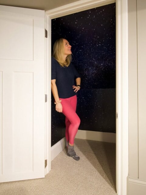 Why I chose paste the wall wallpaper for our space closet in the basement