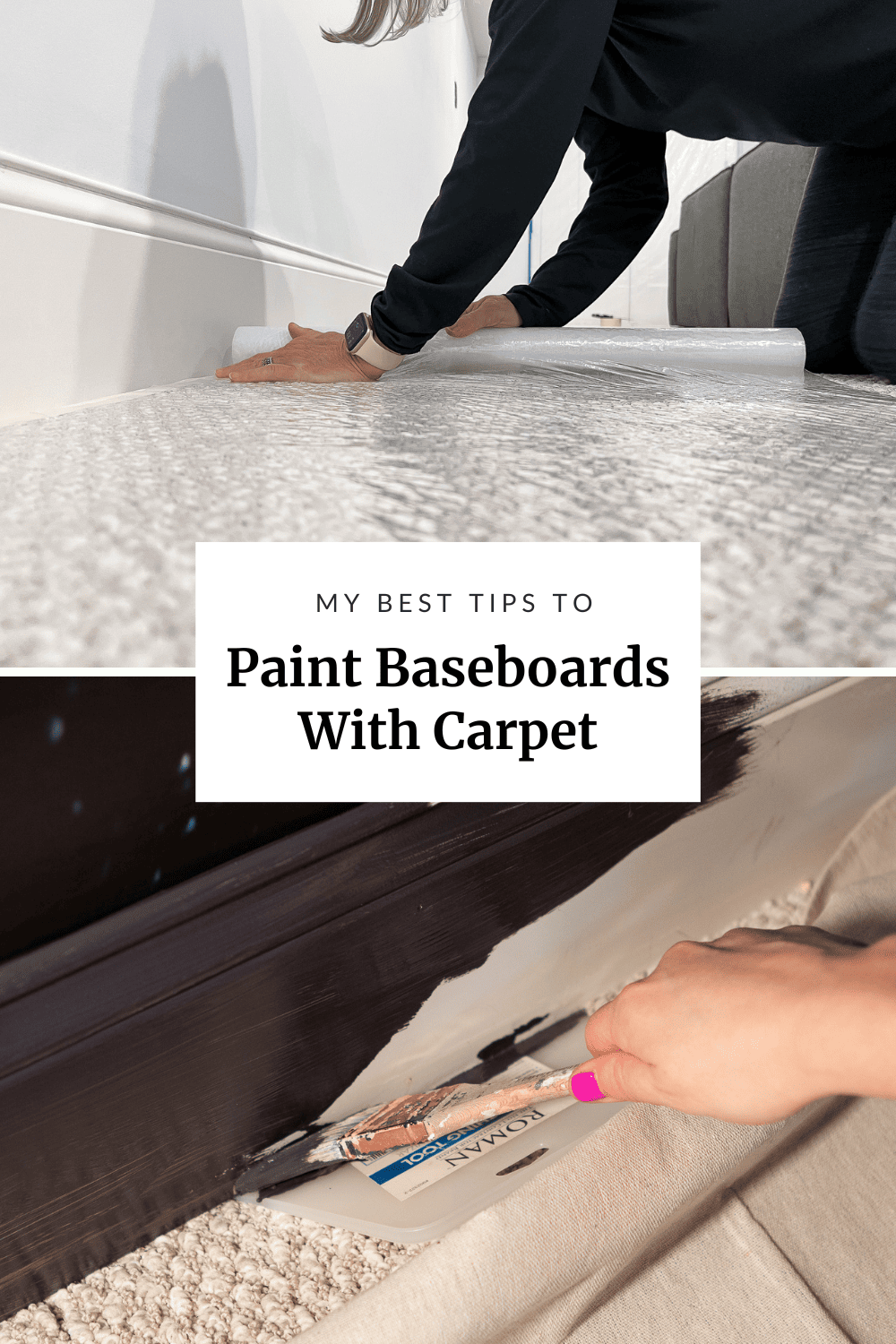 My best tips to paint baseboards with carpet