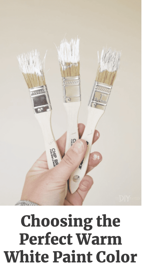 choosing the perfect warm white paint color