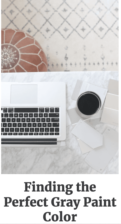 finding the perfect gray paint color