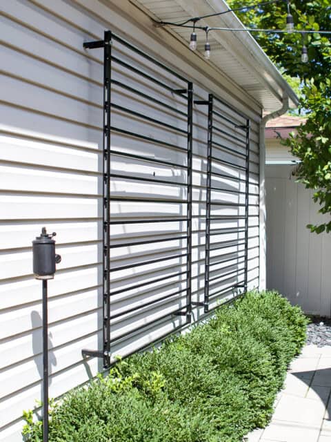 How to make modern outdoor trellis