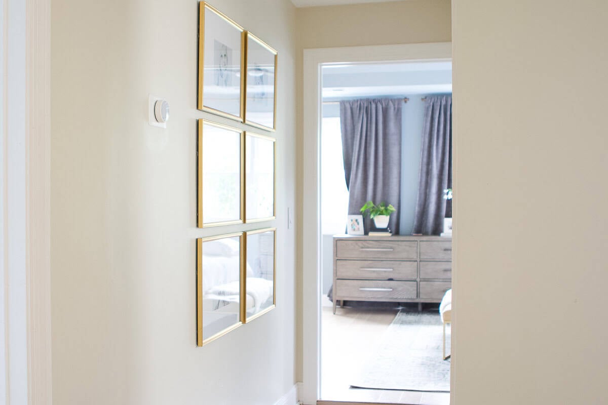 Adding a hallway gallery wall