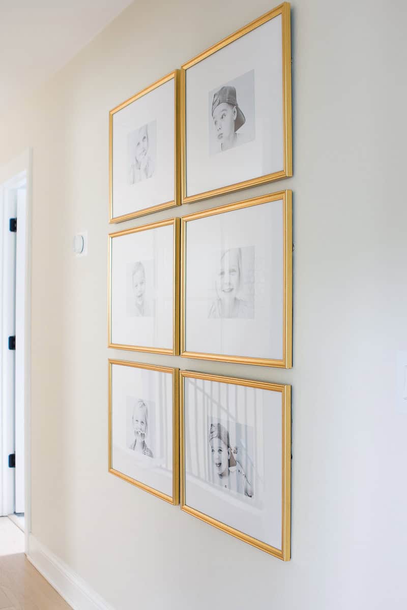 Getting my photos printed to hang in a symmetrical gallery wall