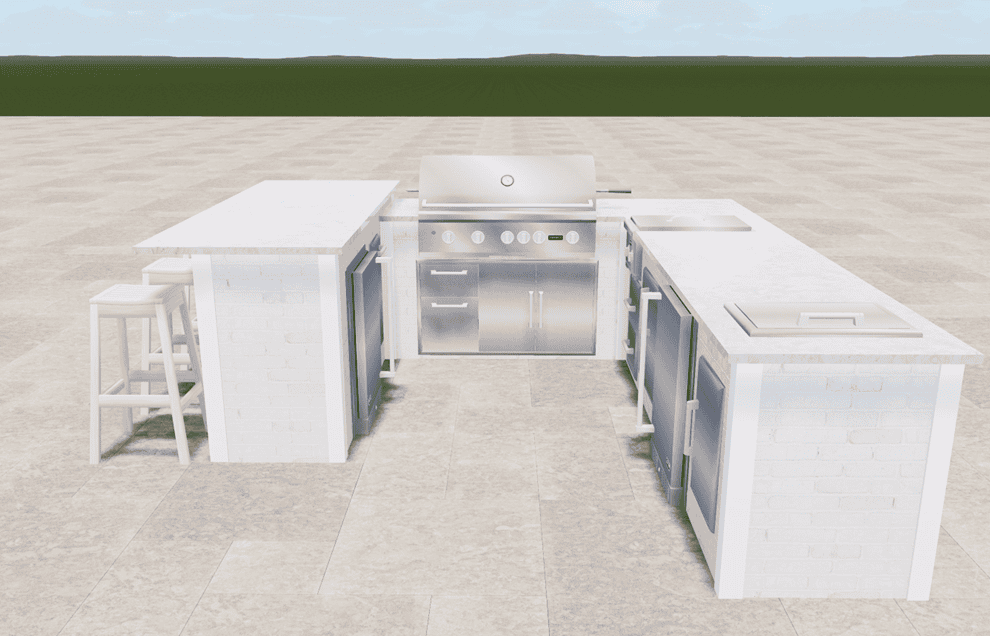 Our new outdoor kitchen floor plan