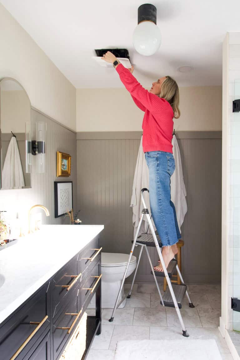 step by step guide to clean your bathroom fan