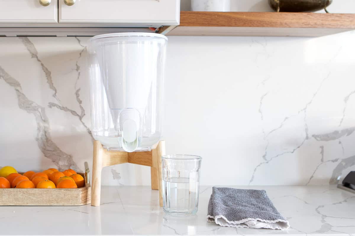 Putting a home water dispenser on my kitchen countertop