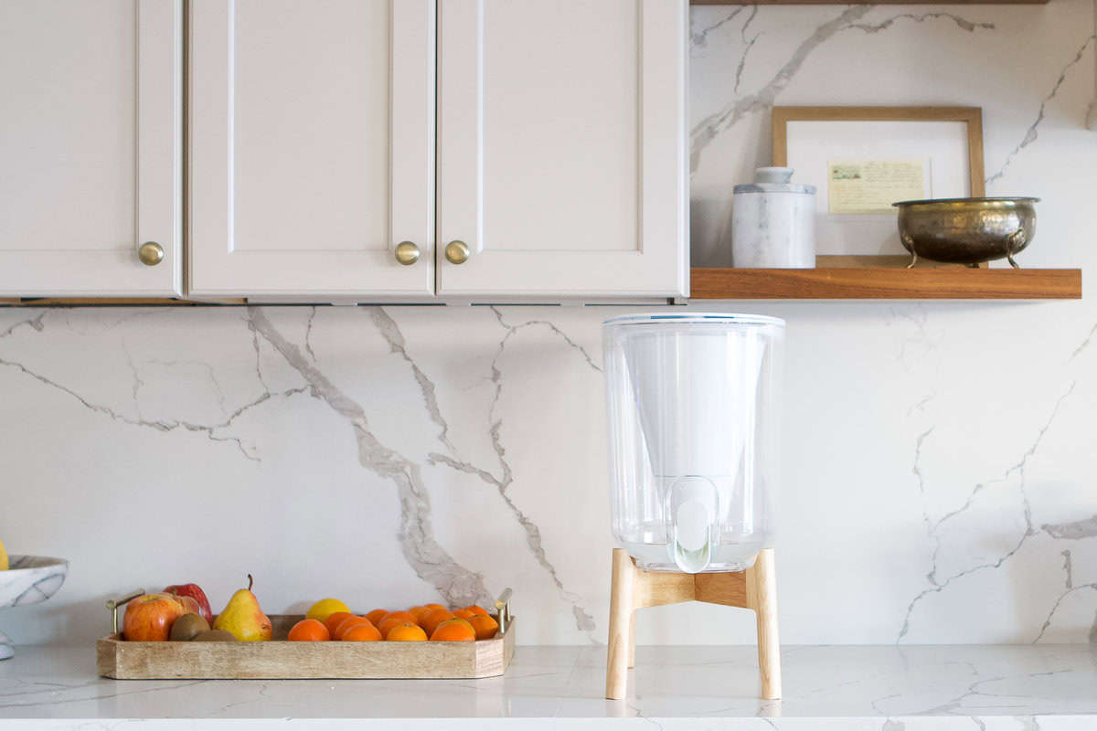 Adding a water dispenser to our countertop