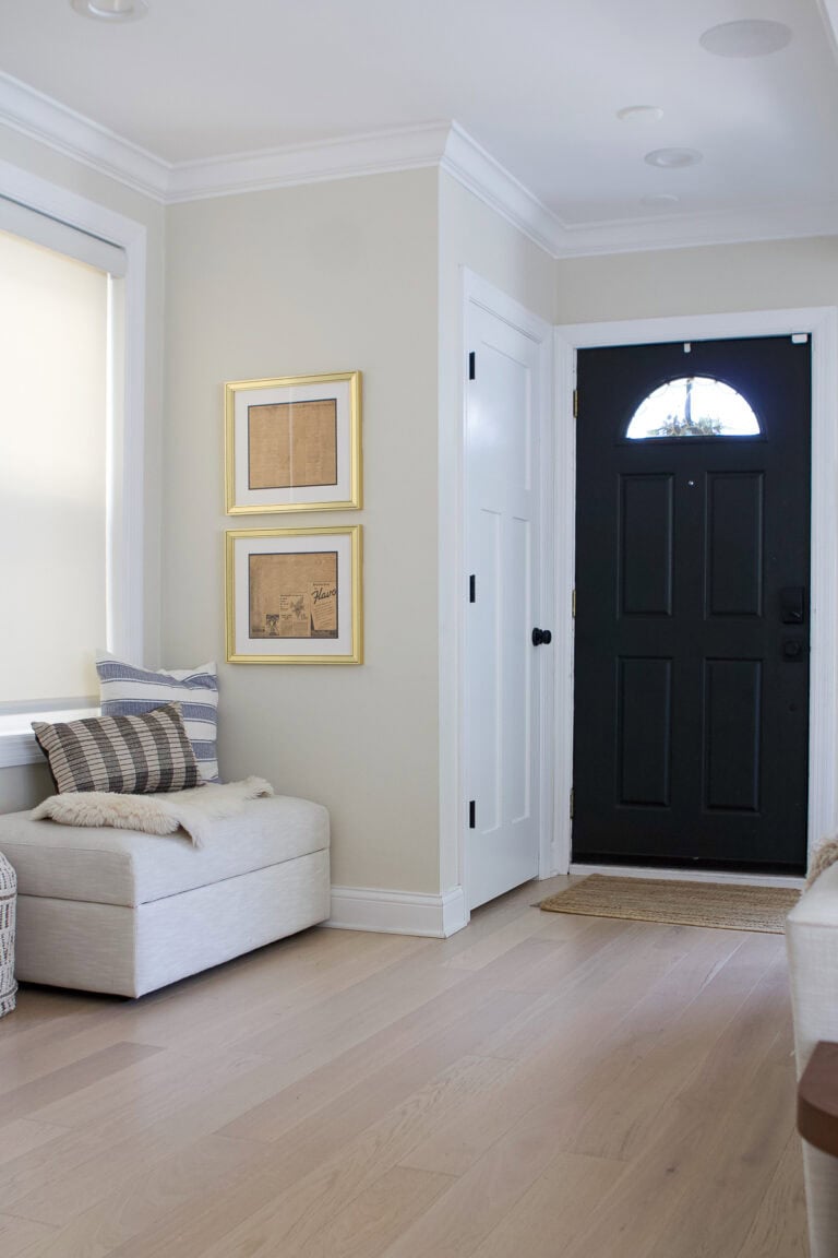 making a gameplan for our front mudroom