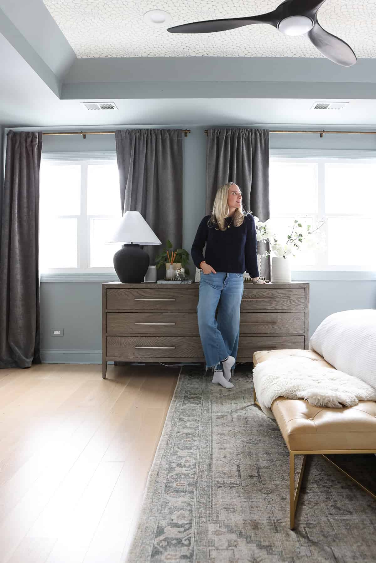 how to color drench your bedroom